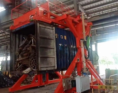 Tilter pojemnika o 180 stopni do ładowania i rozładunku objętości przemysłowej